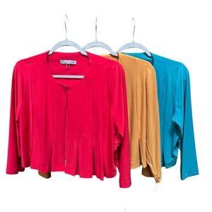 New with tags! Danny and Nicole Women's Cropped Jacket Cardigan Shrug